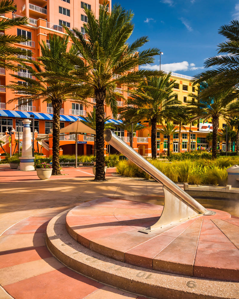 Sundial in Clearwater Beach, FL